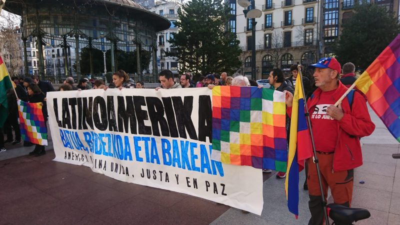 El canciller Jorge Arreaza saludó la solidaridad vasca con Latinoamérica