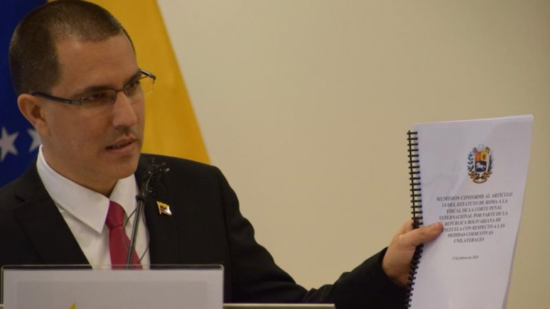 Venezuela denuncia al gobierno de EEUU ante la Corte Penal Internacional