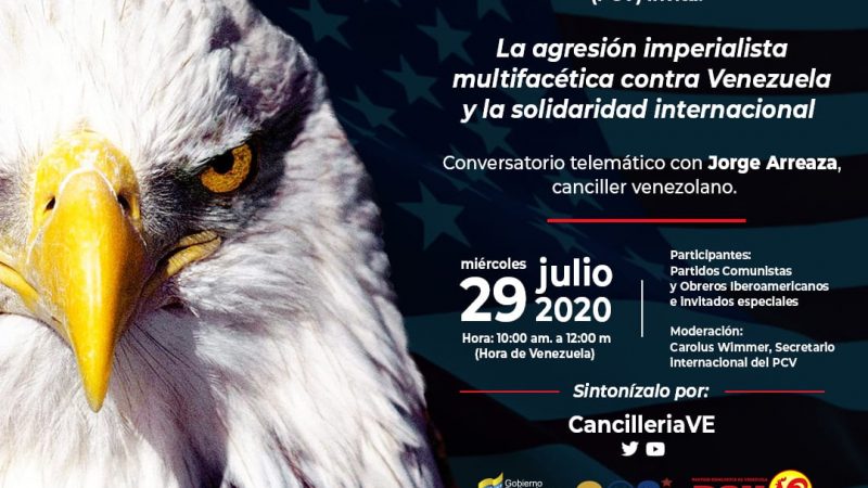 [AHORA EN VIVO] Conversatorio telemático con el canciller Jorge Arreza
