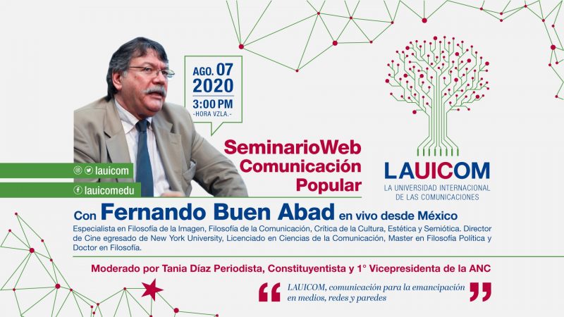 Fernando Buen Abad para LAUICOM: “La lucha de clases es la madre de todas las luchas”