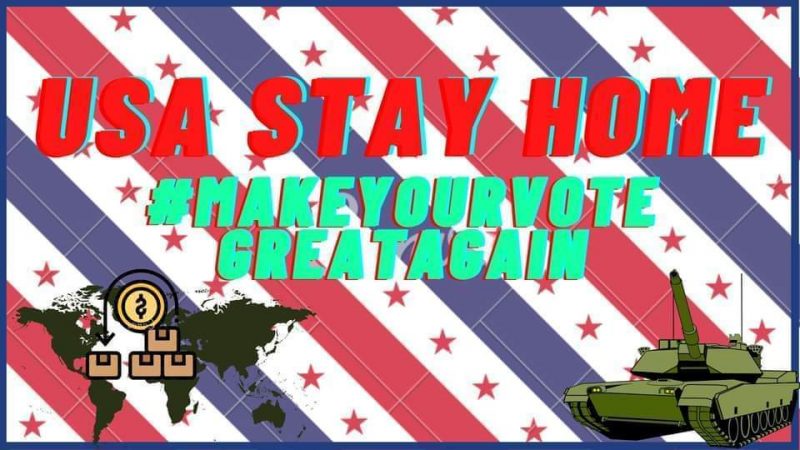 For our security, US stay home
