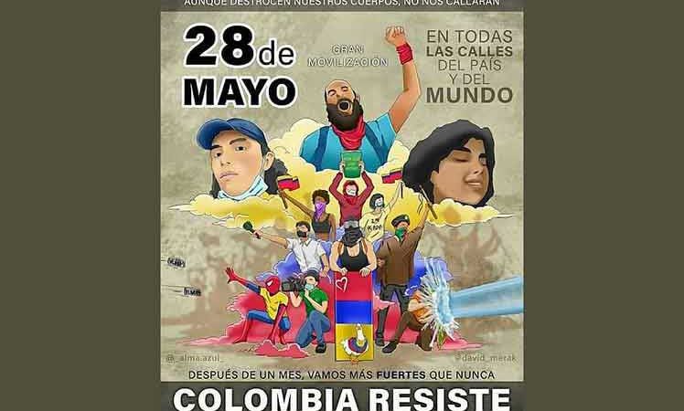 Decenas de personalidades de todo el mundo firman un manifiesto en Solidaridad con Colombia