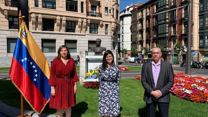 Conmemorado en Bilbao el 5 de Julio, Día de la Independencia de Venezuela