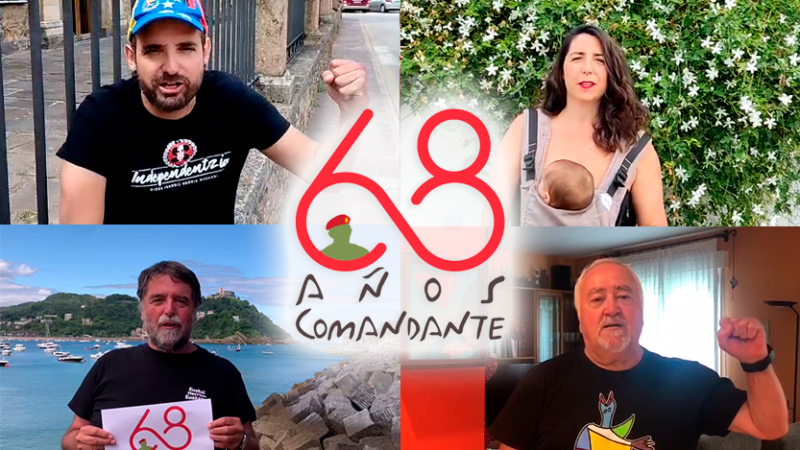 Mensajes de felicitación desde Euskal Herria por el 68 aniversario del Comandante Chávez