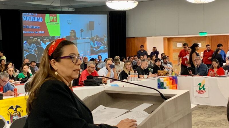 Ponencia de Tania Díaz en el Seminario Internacional «Los partidos y una nueva sociedad» en Ciudad de México